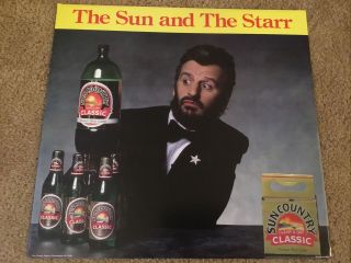 Ringo Starr Vintage Promo Poster Sun Country Premiium Wine Cooler Beatles