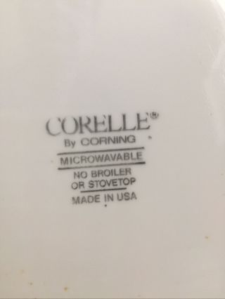 (Set of 3) Corelle By Corning Blue Cornflower Salad Bread Dessert Plates 7 1/4” 3