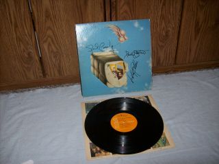 Jefferson Starship Autographed Blows Against Empire Lp Record Hand Signed By 3