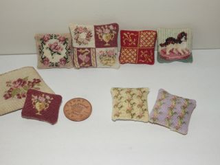 20) Needlepoint 40 Count 56 Count Cushions,  1 Seat Pad Nicola Mascall From Kits