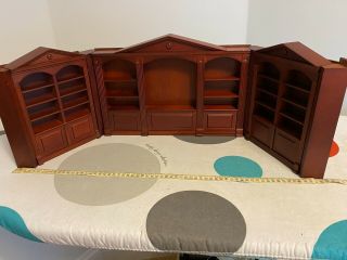 Dolls House Miniature 1/12th Scale Grand Library Bookcases