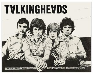 Talking Heads - Poster - Jerry Harrison Tina Weymouth Chris Frantz David Byrne