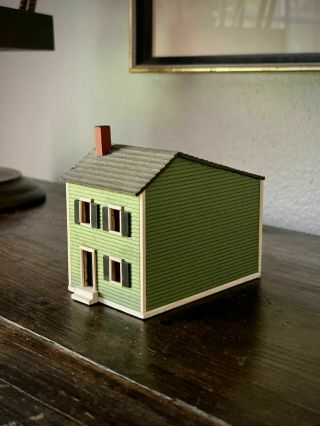 Set Of Three Vintage G&m Gudgel Miniature Houses1:144 Scale
