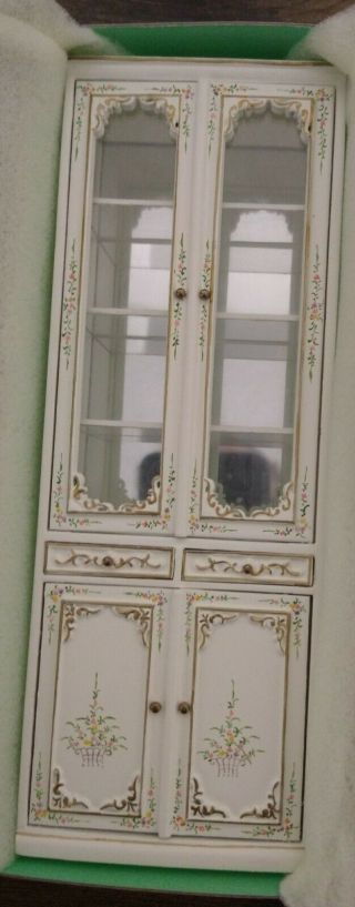 Bespaq Miniature " Emporium " Double Door Display Case Mirrored