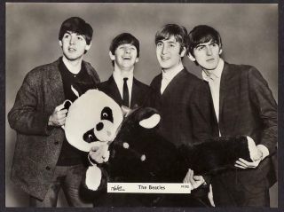 Large Official Photo Beatles John Paul George Ringo 1964
