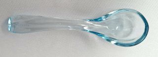 Fostoria Glass Fairfax 2375 Azure Blue Mayonnaise Or Whip Cream Ladle