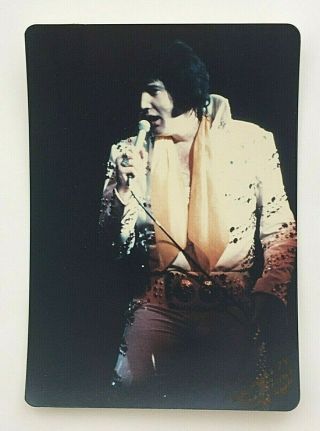 Elvis Presley Vintage Photo Ultra Rare Las Vegas 1974 Copyright Trant