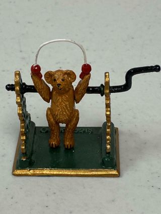 Ricordini Miniature Metal Skipping Teddy Made In England