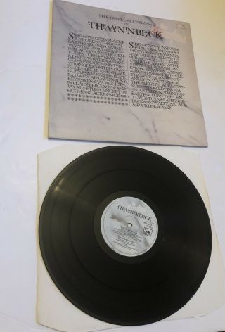 The Stranglers - Themeninblack / The Men In Black Vintage Vinyl Lp Album