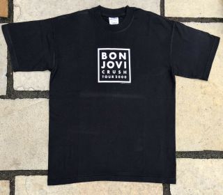 Bon Jovi T - Shirt Crush Tour 2000 Size Medium
