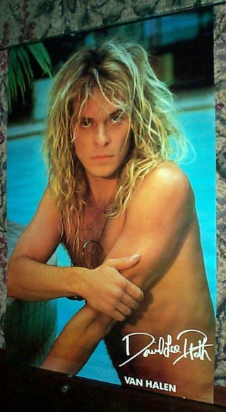 David Lee Roth Van Halen 1983 Vintage Poster