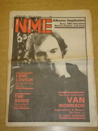 Nme 1979 Mar 10 Van Morrison Lene Lovich Skids Culture