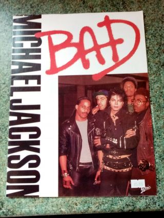 Michael Jackson - Bad - Uk Sheet Music -