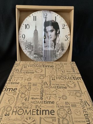 Elvis Presley Memorabilia / Collectable Wall Clock 30cm Diameter.  Boxed