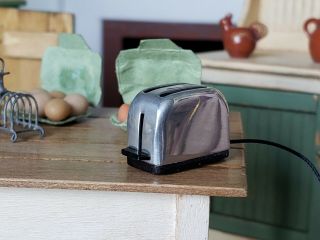 Dollhouse Miniature Artisan Hammer N Smith Non Electric Retro Toaster Oven 1:12