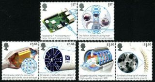 (823) Gb 2019 British Engineering Set Of 6 Stamps Mnh