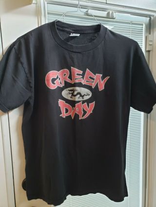 Vintage Green Day Pop Disaster 2002 Tour Shirt Band Concert Punk Rare M