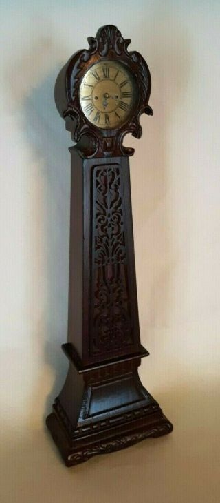 X - ACTO HOUSE OF MINIATURES CORONATION SERIES Victorian Tall Clock 51006 2