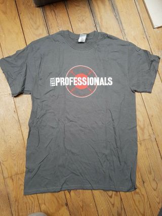 Official The Professionals /sex Pistols Tshirt.  Charcoal Grey.  Size Medium