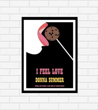 Donna Summer I Feel Love Poster