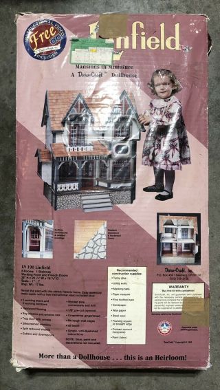 Dura - Craft Linfield Dollhouse - Mansions In Miniature Series - Model Ln 190.