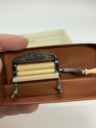 Dollhouse Miniature Bodo Hennig Wood And Metal Wringer 7562 2