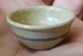 Igma Artisan Jane Graber Miniature Stoneware Mixing Bowl: 1:12 Scale