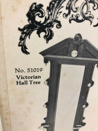 The House of Miniatures 51019 Victorian Hall Tree Coronation Series X - Acto 3