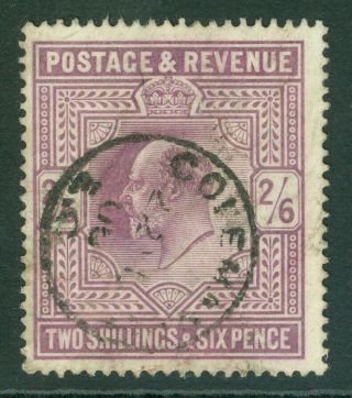 Sg 262 2/6 Dull Purple,  Chalky Paper.  A Fine Cds Example Cat £180