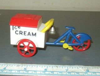 Ideal Ice Cream Bicycle Cart Vintage Dollhouse Furniture Renwal Miniature