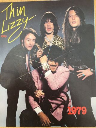 Thin Lizzy 1979 Black Rose Tour Programme