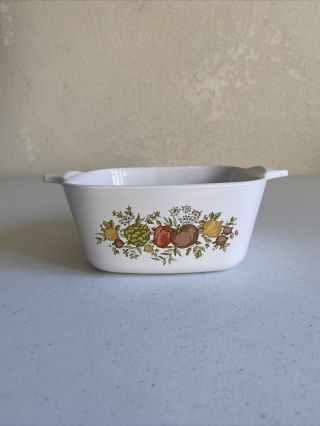 Vtg Corning Ware Spice Of Life 2 3/4 Cup Casserole Dish Bakeware P - 43 - B 1970s