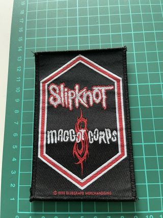 Slipknot - Maggot Corps Patch 1999 Blue Grape Merch Vintage Rare Deadstock