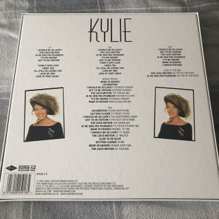 Kylie Minogue Kylie Empty Box And Photos Pwl Cherry Red