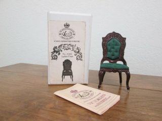 Xacto House Of Miniatures Coronation Series Ladies Chair 51005.
