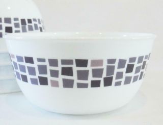 Nrm 1 Corelle Precious Colors 28 - Oz Soup Bowl 6 1/4 Mosaic Tiles Amethyst Purple