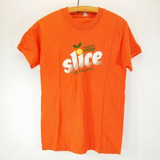 Rare Vintage Slice Mandarin Orange Soda Shirt - One Side Print - Size Med