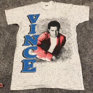 Vtg 1990s 90s Vince Gill 93 Tour T - Shirt Mens Xl All Over Print Country Concert