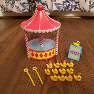 Calico Critters Sylvanian Families Rare Retired Htf Hook A Duck Carnival Game