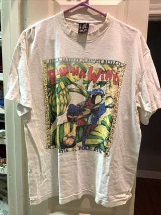 Banana Wind Tour 1996 Xl Double Side T - Shirt Jimmy Buffett Parrothead