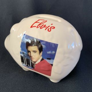 Elvis Presley Memorabilia / Collectable Money Box Piggy Bank 14cm Long 3