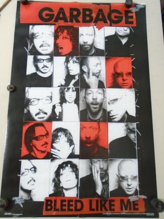 Garbage / Poster / 6259 - Exc. ,  Cond.  / Size Approx.  22 X 34 1/2 "