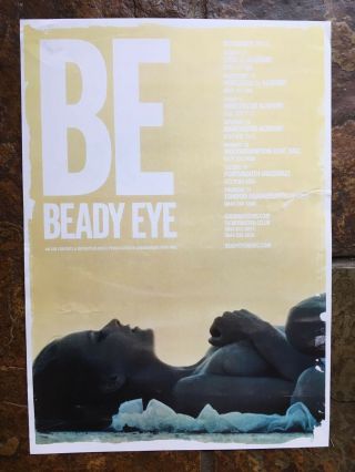 Beady Eye (liam Gallagher) - Uk Tour - Concert / Gig Poster,  November 2013