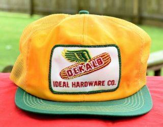 Dekalb Vintage Trucker Style Snapback Farm Hat Cap Ideal Hardware Glasgow Ky