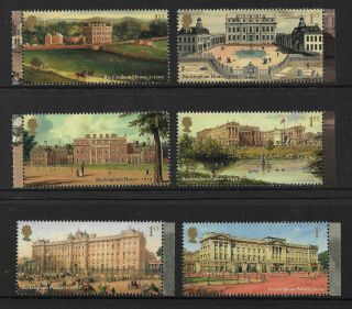Gb 2014 Sg3589b - 3594b Buckingham Palace Booklet Stamp Set Of 6 Perf 14x13.  5 Mnh