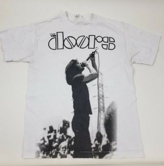 The Doors Band T - Shirt Black & White Mens Size Small