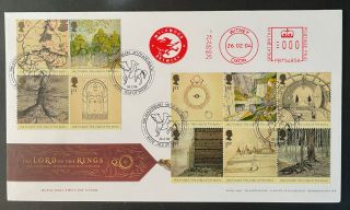 2004 Lord Of The Rings Fdc With Wychwood Meter Mark And Ryde Handstamp
