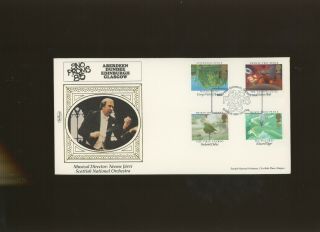 1985 Music Year Scottish National Orchestra Dundee Official Fdc.  Cat £30