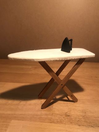 Gail Wilson Early American Doll Series For 9” Doll.  Ironing Board And Iron.