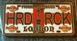 Hard Rock Cafe London Piccadilly Circus License Plate Series Pin Hrc